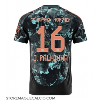 Bayern Munich Joao Palhinha #16 Maglia Gara Trasferta Repliche 2024-25 Maniche Corte